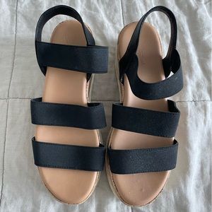 Wedges threshold sandals